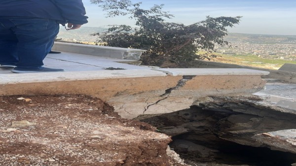 إخلاء عمارة معرضة للإنهيار في صافوط #الأردن 