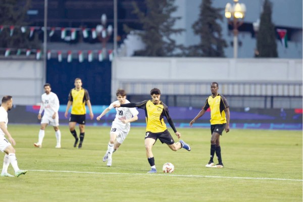 الحسين يضرب الرمثا بالثلاثة