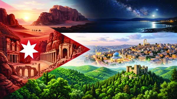 العلم يجمع الأردنيين في لوحة وطنية واحدة