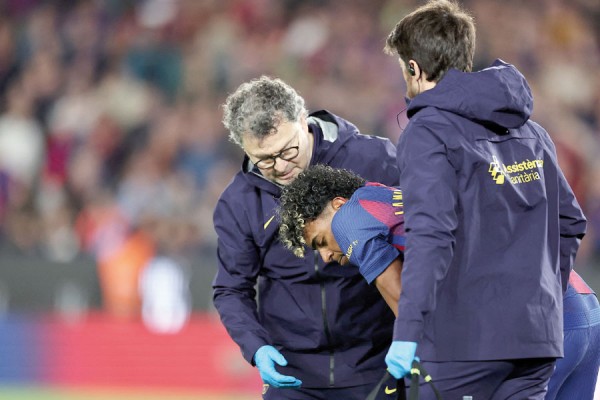 لامين جمال يغيب عن برشلونة حتى نهاية الموسم