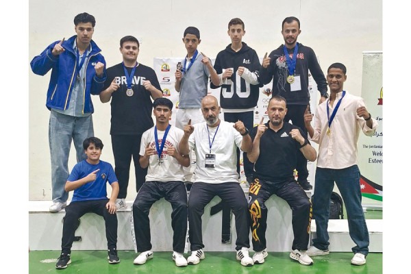 حضور لافت لشباب نادي العقبة ببطولة الكيك بوكسينج