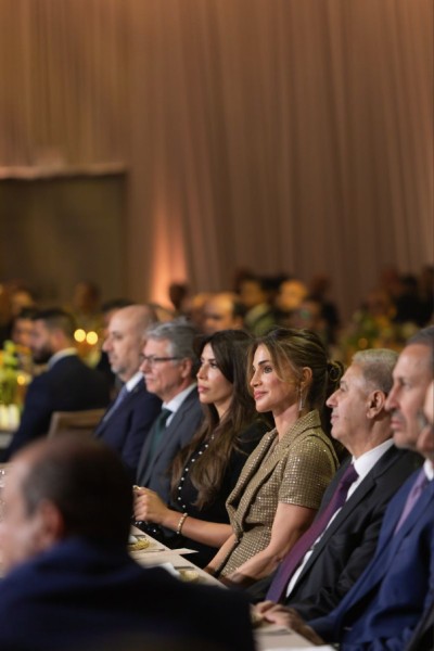 الملكة رانيا العبدالله تحضر العشاء الخيري لصندوق الأمان لمستقبل الأيتام بمناسبة عقدين على تأسيسه