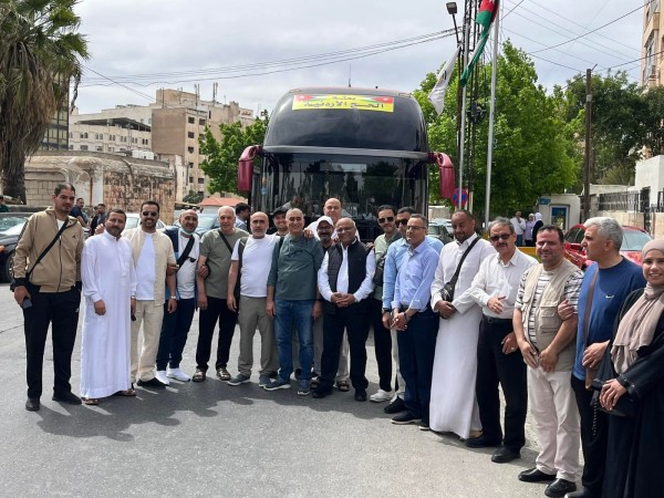نقيب الصحفيين يودع بعثة الحج الإعلامية #الاردن 