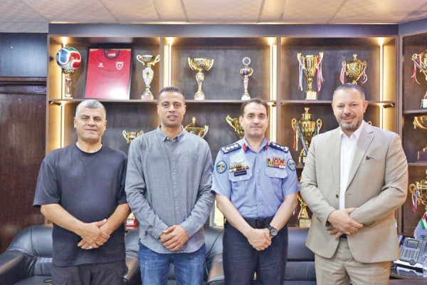 الحميدات يلتقي أمين عام الاتحاد العربي للكيك بوكسينج
