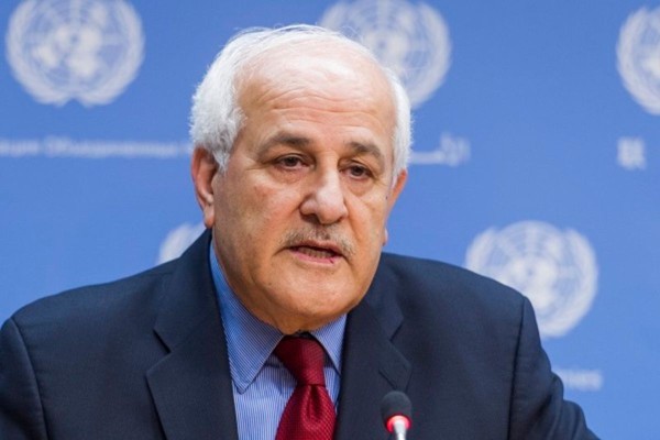 السفير الفلسطيني بالأمم المتحدة يطالب ترامب بوقف الضم الإسرائيلي للأراضي الفلسطينية