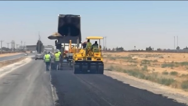 "أشغال المفرق" تنفذ مشروعين حيويين على طريقي المفرق الصفاوي والمفرق إربد #الاردن 