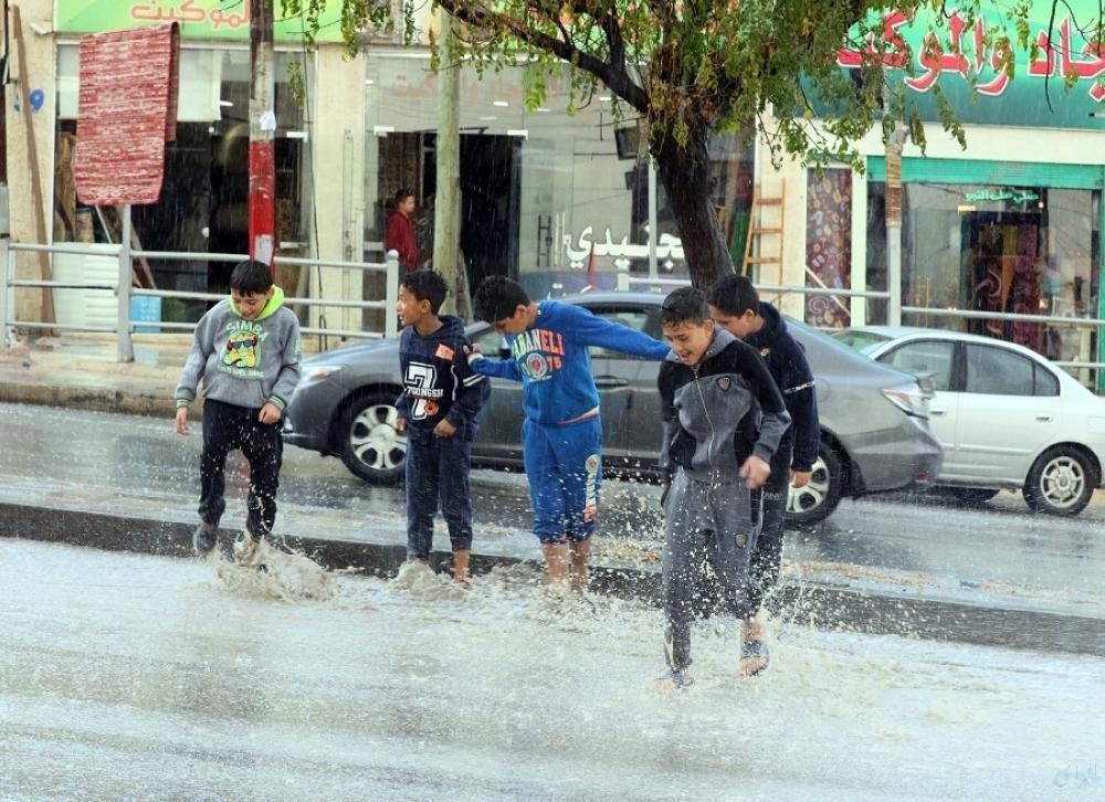 أمطار غزيرة وزخات من البرد 